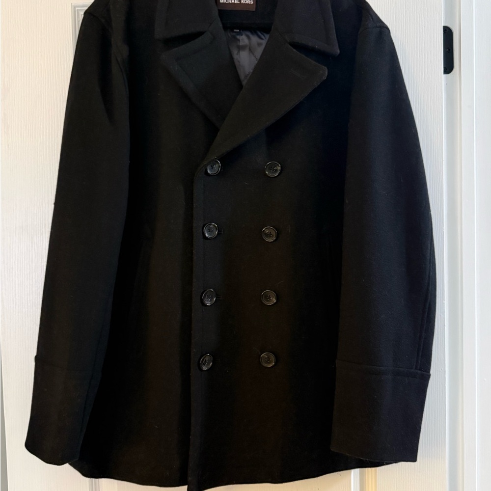 Michael Kors Classic Black Pea Coat